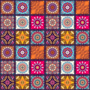V Dance Floor | Vibrant Moroccan Mosaic