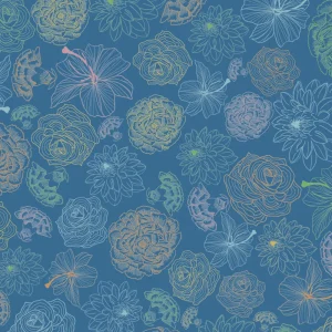 V Dance Floor | Serene Floral Harmony