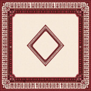 Heritage Persian Border Wedding Dance Floor V 10 Ft х 10 Ft