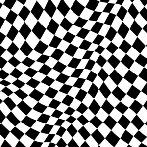 Wave Checkered Wedding Dance Floor V 10 Ft х 10 Ft