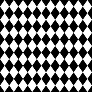 Classic Black & White Harlequin Dance Floor V 10 Ft х 10 Ft